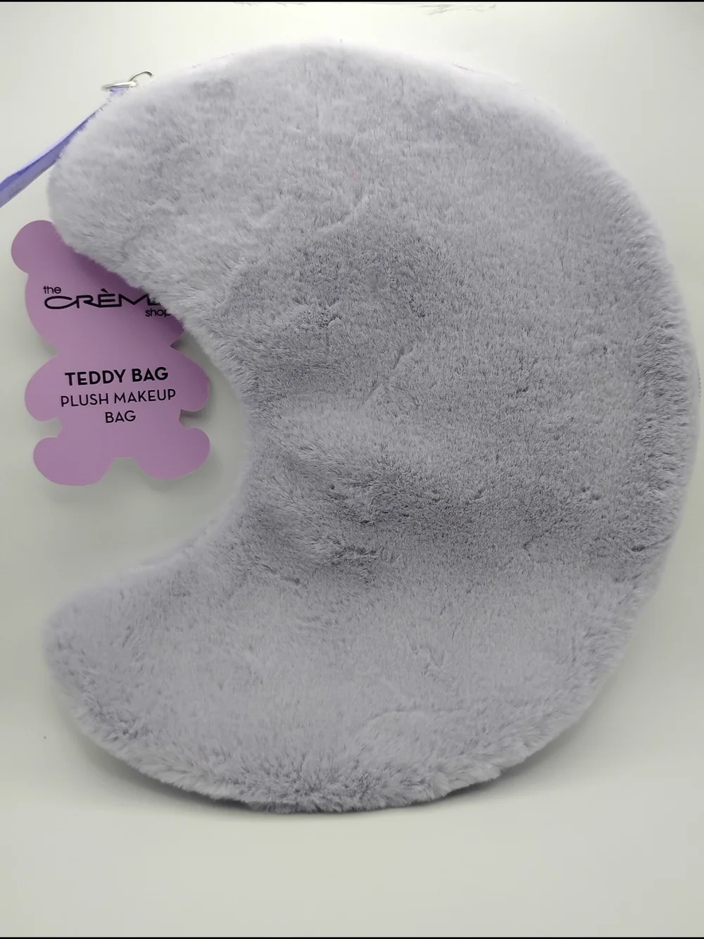 🌜The Crème Shop Teddy Bag Plush Makeup Pouch (Over The Moon - Lavender Moon) 🌛